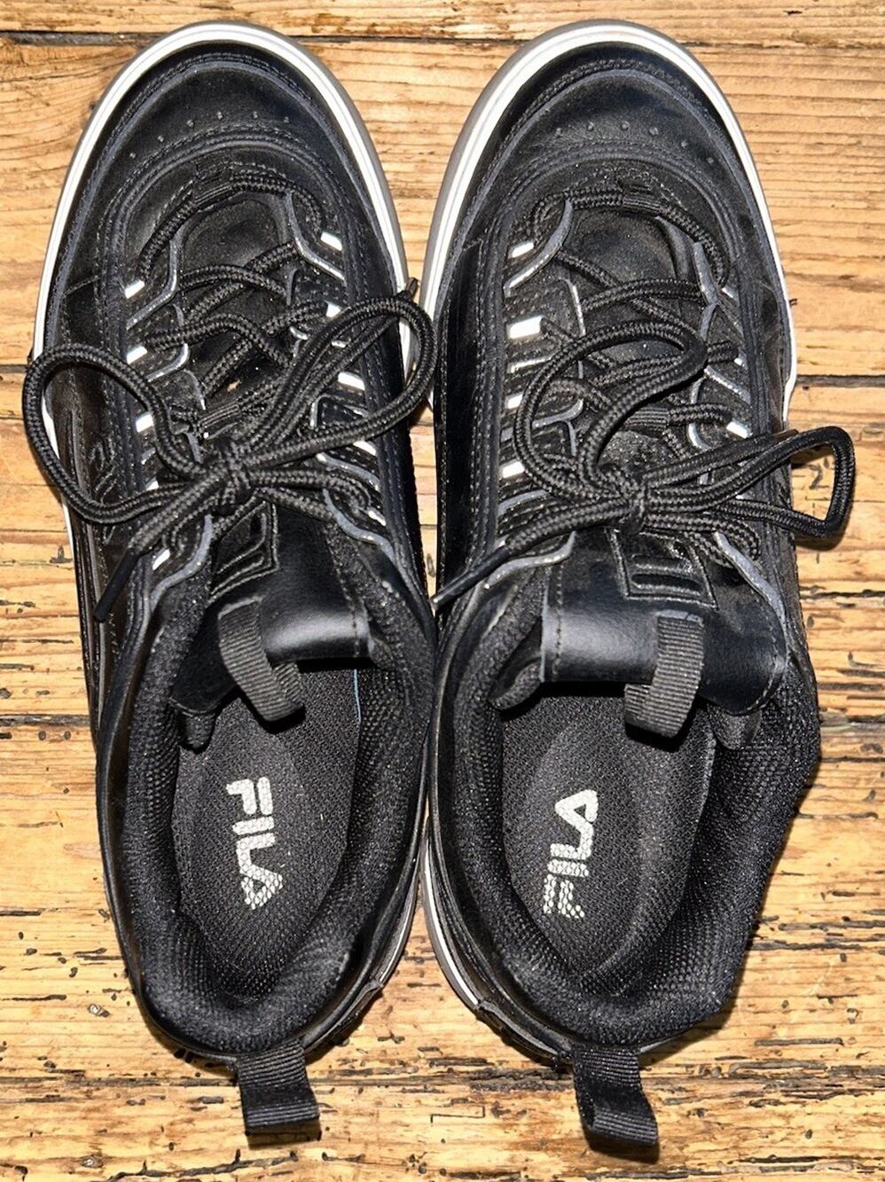 FILA Women’s Size 9 Black Sneaker